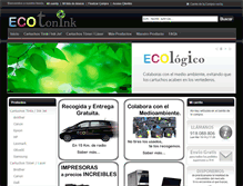 Tablet Screenshot of ecotonink.com